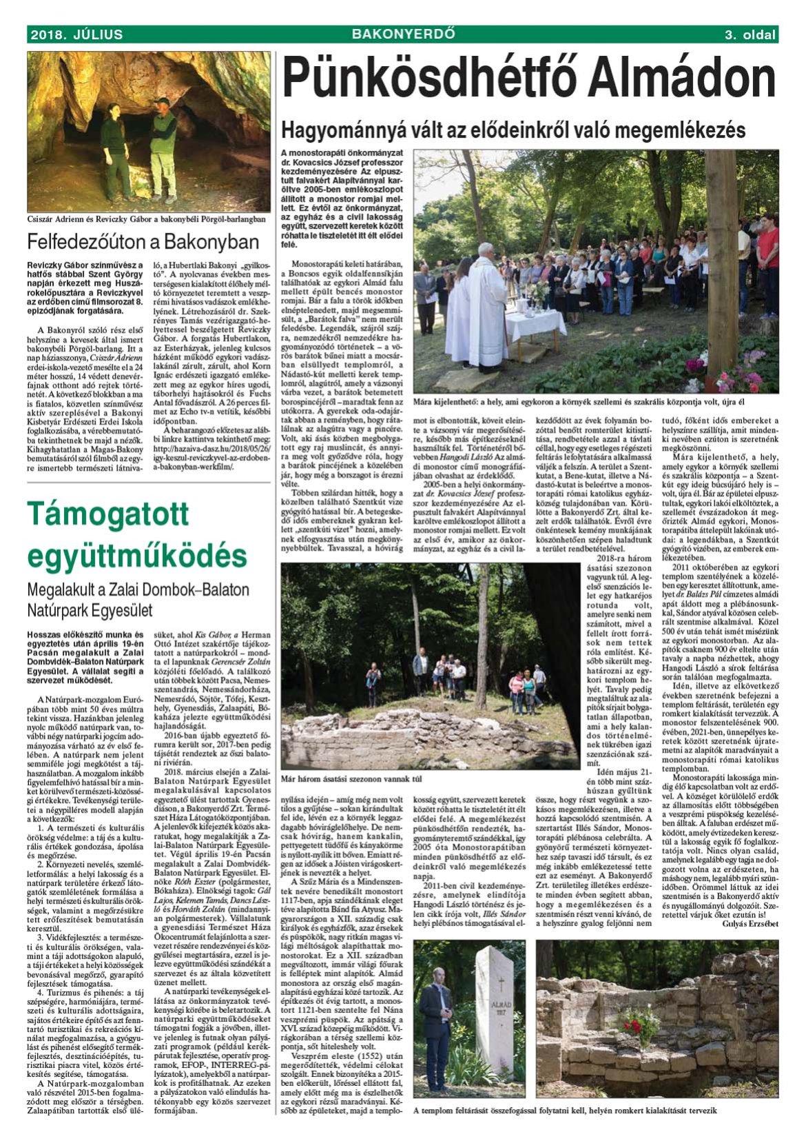 Vállalati újság 2018. július - XLIII. évfolyam, 2. szám 3. oldal