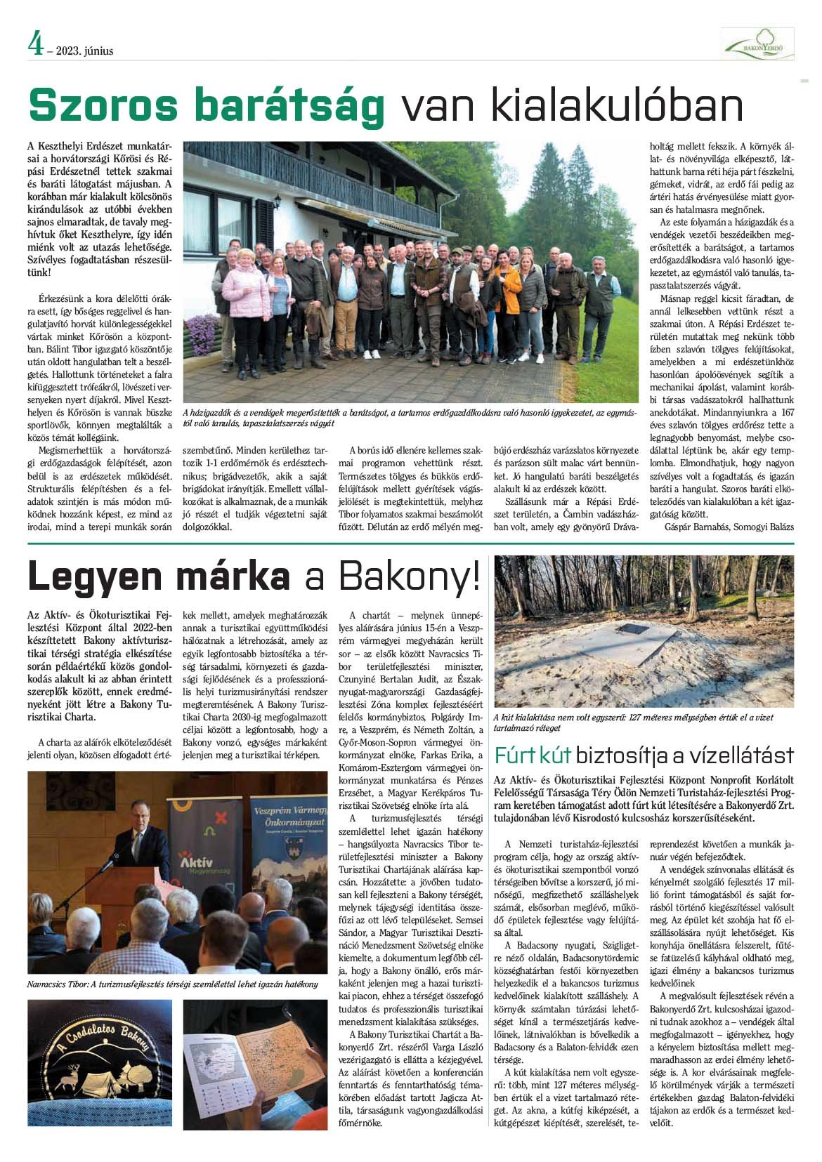 Vállalati újság 2023. június - XLVIII. évfolyam, 2. szám 4. oldal