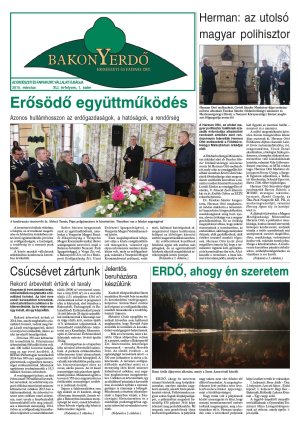Vállalati újság 2015. március - XLI. évfolyam, 1. szám 1. oldal