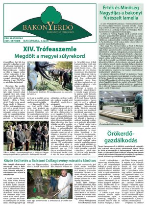 Vállalati újság 2019. október - XLIV. évfolyam, 3. szám 1. oldal