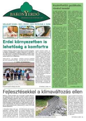 Vállalati újság 2021. július - XLVI. évfolyam, 2. szám 1. oldal